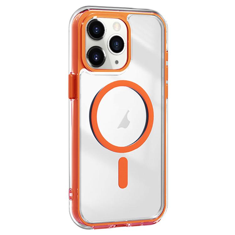 For iPhone 11 Pro Acrylic Hybrid TPU Airbag Shockproof MagSafe Phone Case