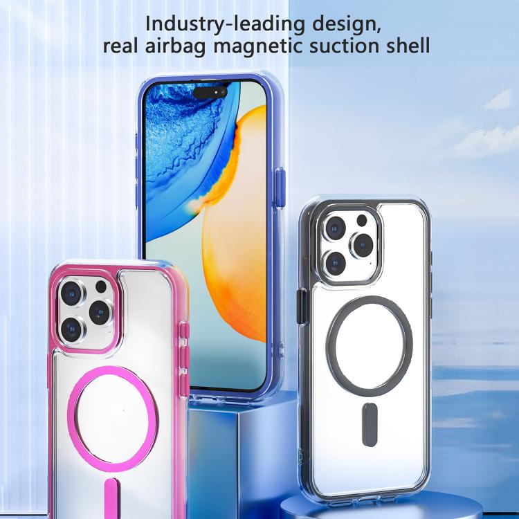 For iPhone 14 Pro Acrylic Hybrid TPU Airbag Shockproof MagSafe Phone Case