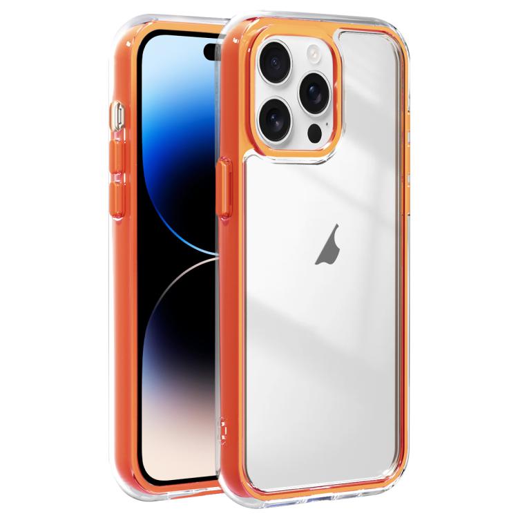 For iPhone 14 Pro Max Acrylic Hybrid TPU 3-in-1 Airbag Shockproof Phone Case