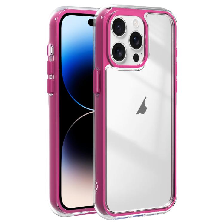 For iPhone 14 Pro Max Acrylic Hybrid TPU 3-in-1 Airbag Shockproof Phone Case