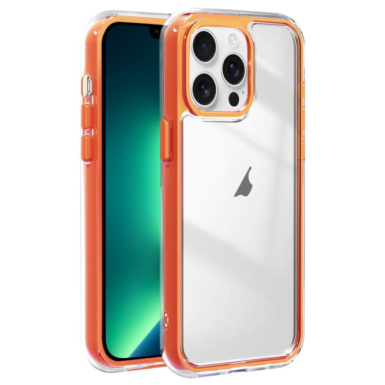 For iPhone 13 Pro Acrylic Hybrid TPU 3-in-1 Airbag Shockproof Phone Case