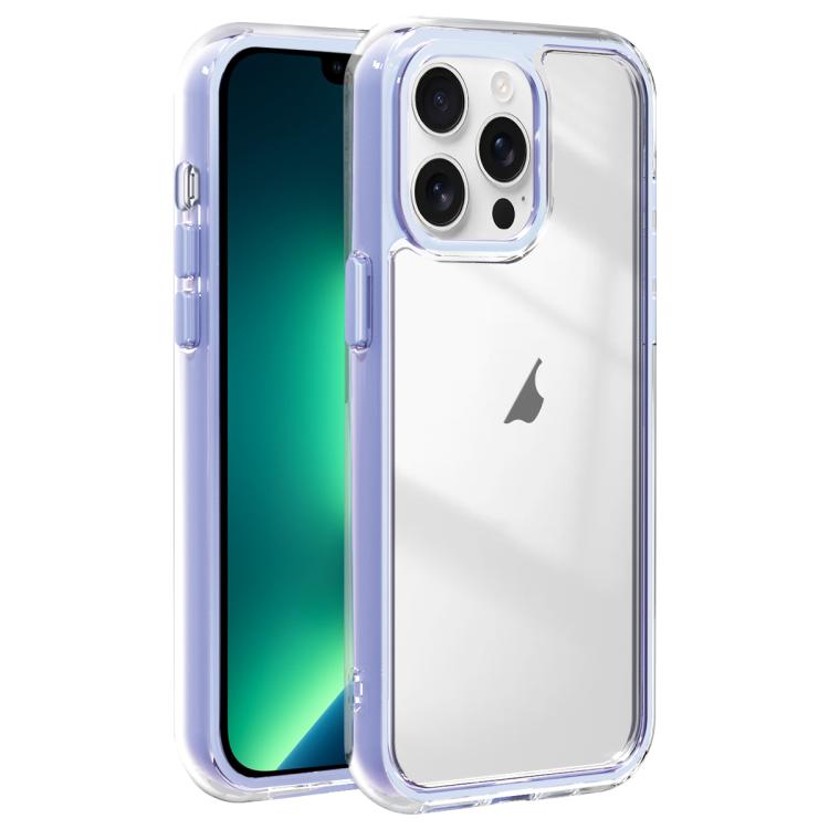 For iPhone 13 Pro Acrylic Hybrid TPU 3-in-1 Airbag Shockproof Phone Case