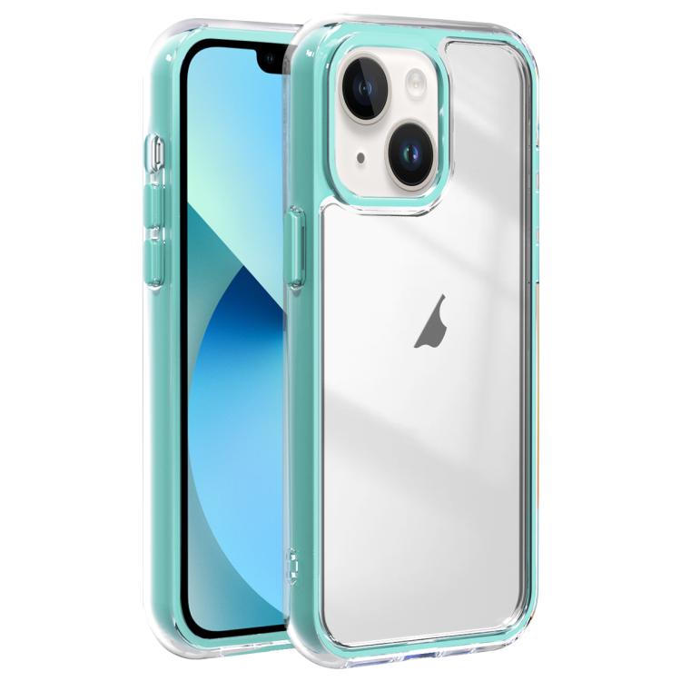 For iPhone 13 Acrylic Hybrid TPU 3-in-1 Airbag Shockproof Phone Case