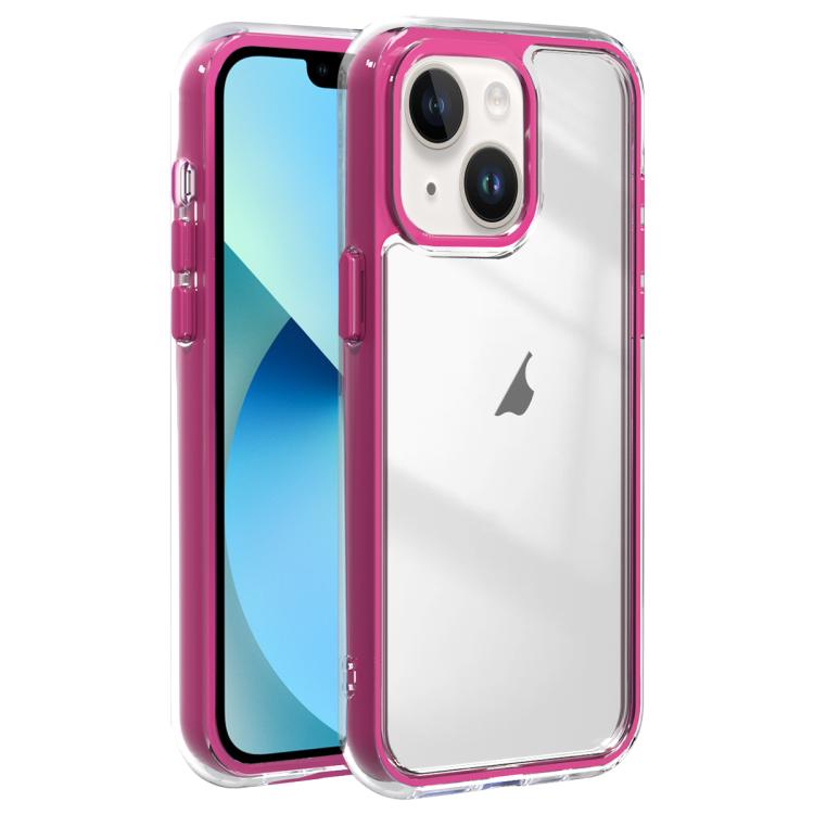 For iPhone 13 Acrylic Hybrid TPU 3-in-1 Airbag Shockproof Phone Case