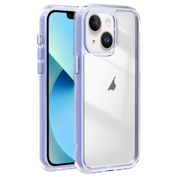 For iPhone 13 Acrylic Hybrid TPU 3-in-1 Airbag Shockproof Phone Case