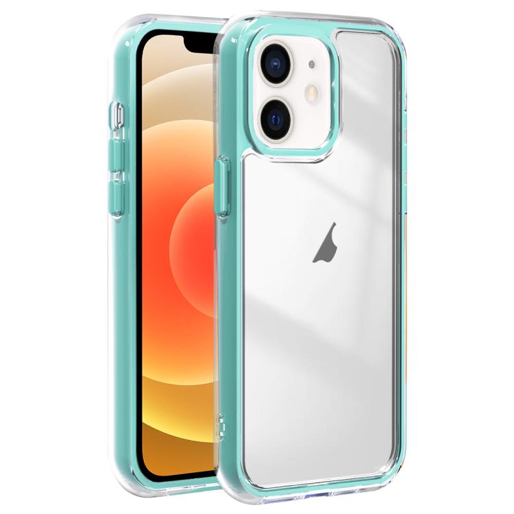 For iPhone 12 Acrylic Hybrid TPU 3-in-1 Airbag Shockproof Phone Case