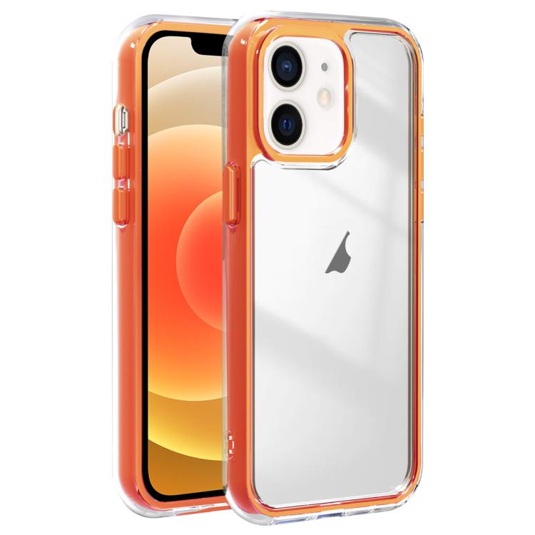 For iPhone 12 Acrylic Hybrid TPU 3-in-1 Airbag Shockproof Phone Case