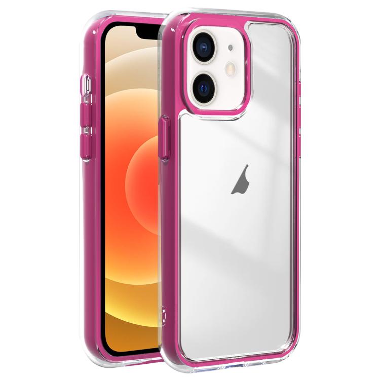 For iPhone 12 Acrylic Hybrid TPU 3-in-1 Airbag Shockproof Phone Case