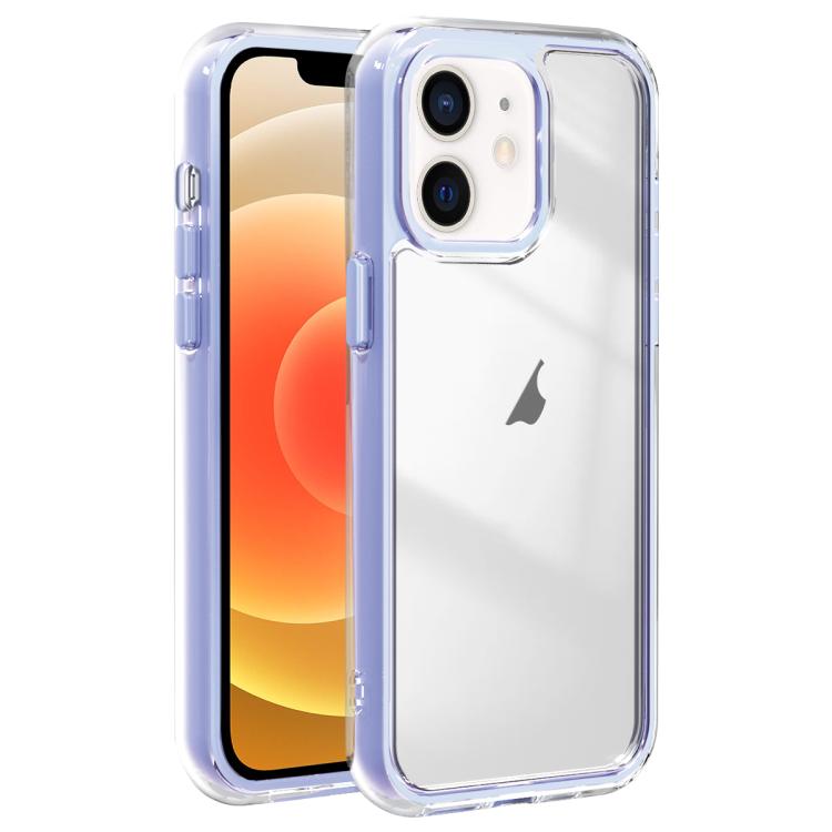 For iPhone 12 Acrylic Hybrid TPU 3-in-1 Airbag Shockproof Phone Case