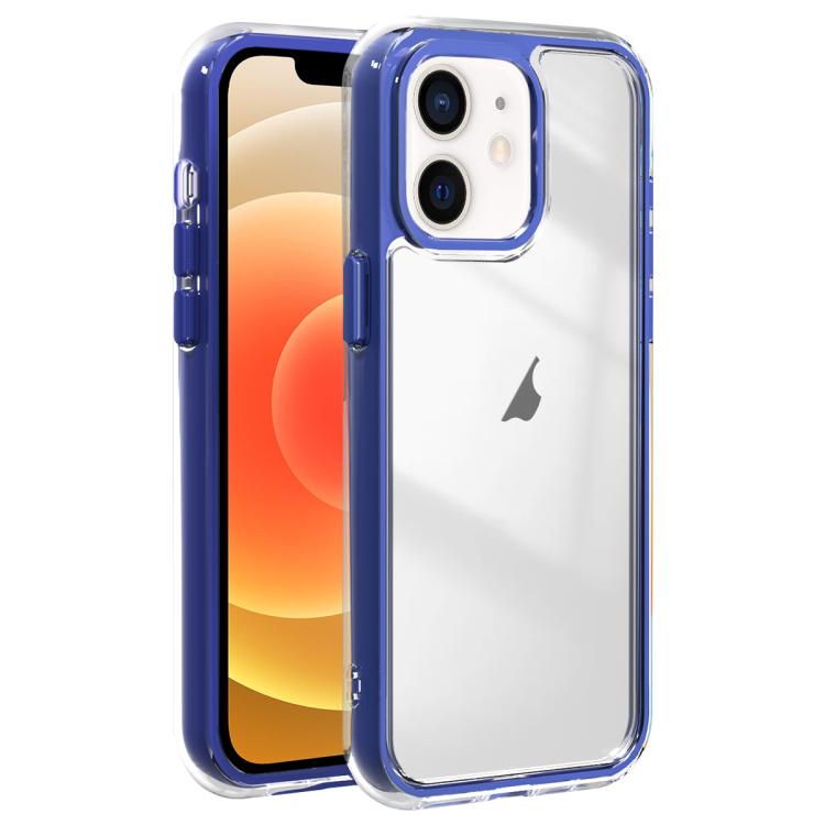 For iPhone 12 Acrylic Hybrid TPU 3-in-1 Airbag Shockproof Phone Case
