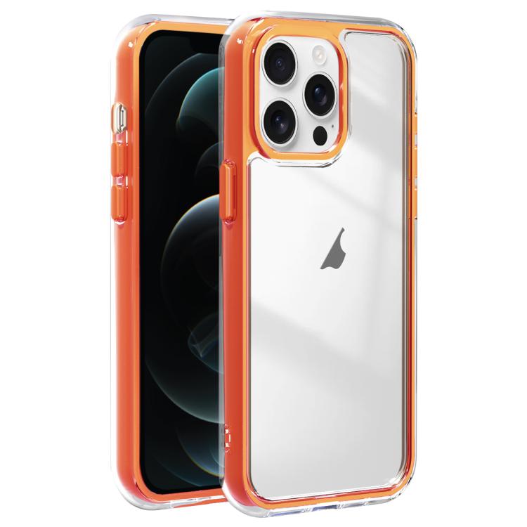 For iPhone 12 Pro Max Acrylic Hybrid TPU 3-in-1 Airbag Shockproof Phone Case
