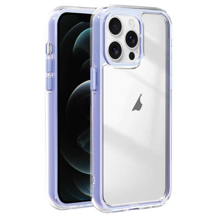 For iPhone 12 Pro Max Acrylic Hybrid TPU 3-in-1 Airbag Shockproof Phone Case