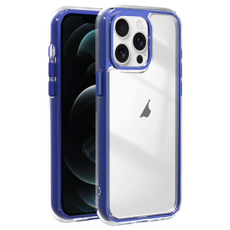 For iPhone 12 Pro Max Acrylic Hybrid TPU 3-in-1 Airbag Shockproof Phone Case