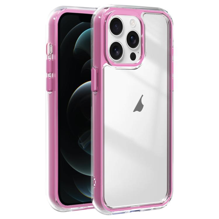 For iPhone 12 Pro Acrylic Hybrid TPU 3-in-1 Airbag Shockproof Phone Case
