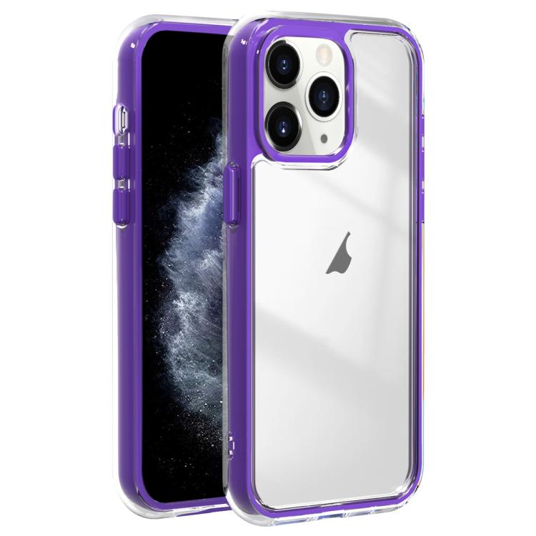 For iPhone 11 Pro Max Acrylic Hybrid TPU 3-in-1 Airbag Shockproof Phone Case
