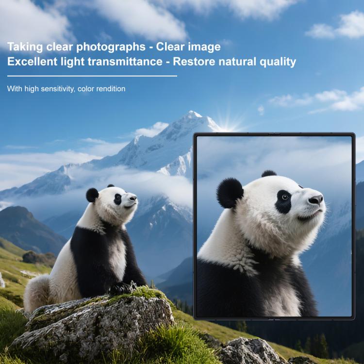 For Samsung Galaxy Z Fold7 5G IMAK High Definition Integrated Rear Camera Glass Lens Film, Black Eye Design