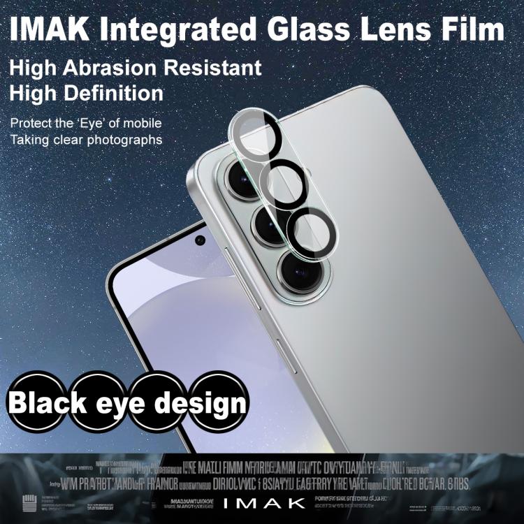 For Samsung Galaxy S26+ 5G IMAK High Definition Integrated Rear Camera Glass Lens Film, Black Eye Design