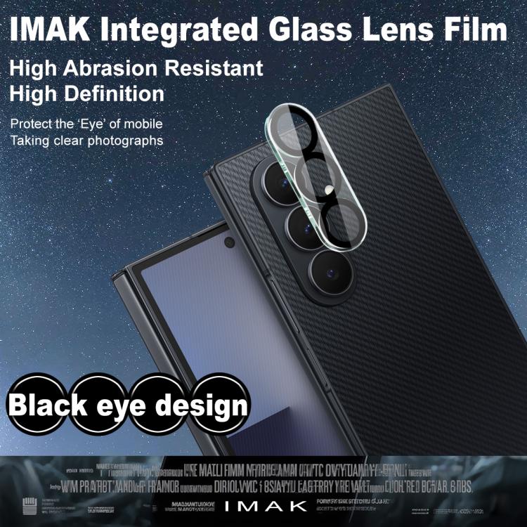 For Samsung Galaxy Z TriFold IMAK High Definition Integrated Rear Camera Glass Lens Film, Black Eye Design