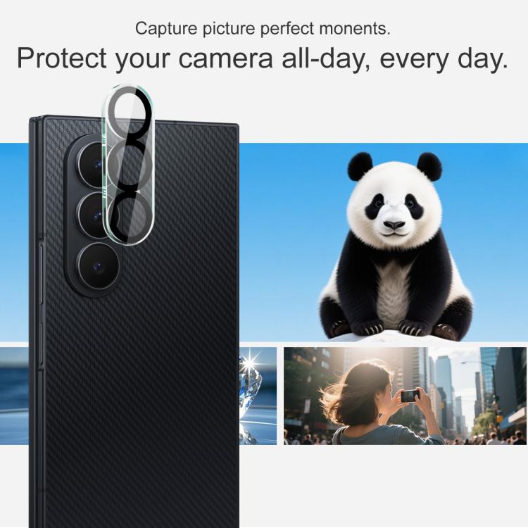 For Samsung Galaxy Z TriFold IMAK High Definition Integrated Rear Camera Glass Lens Film, Black Eye Design