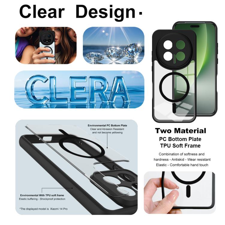 For Honor Magic8 Pro imak UX-9A Series MagSafe Four-corner Airbag Shockproof Phone Case