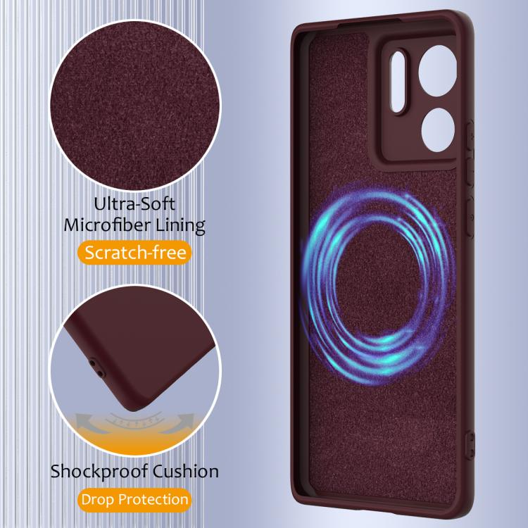 For Motorola Edge 40 Shockproof Silicone Magsafe Phone Case