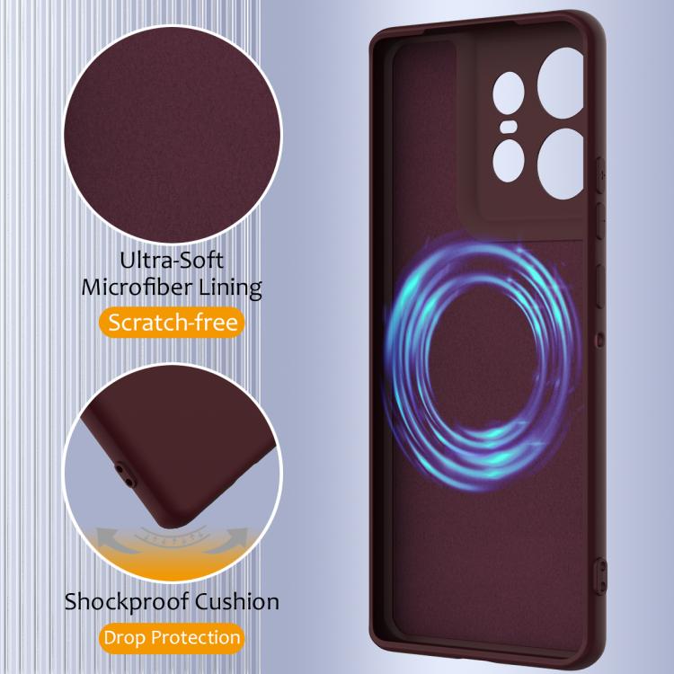 For Motorola Edge 50 Pro Shockproof Silicone Magsafe Phone Case