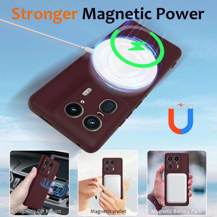 For Motorola Edge 50 Ultra Shockproof Silicone Magsafe Phone Case