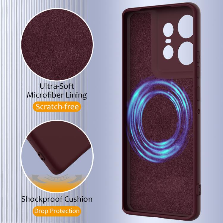 For Motorola Edge 50 Ultra Shockproof Silicone Magsafe Phone Case