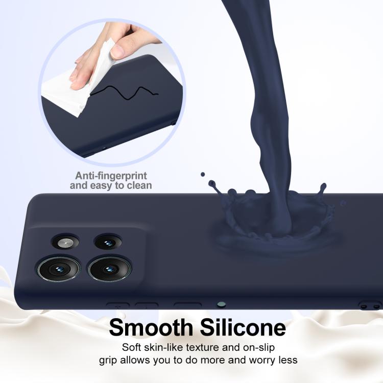 For Motorola Edge 50 5G Shockproof Silicone Magsafe Phone Case