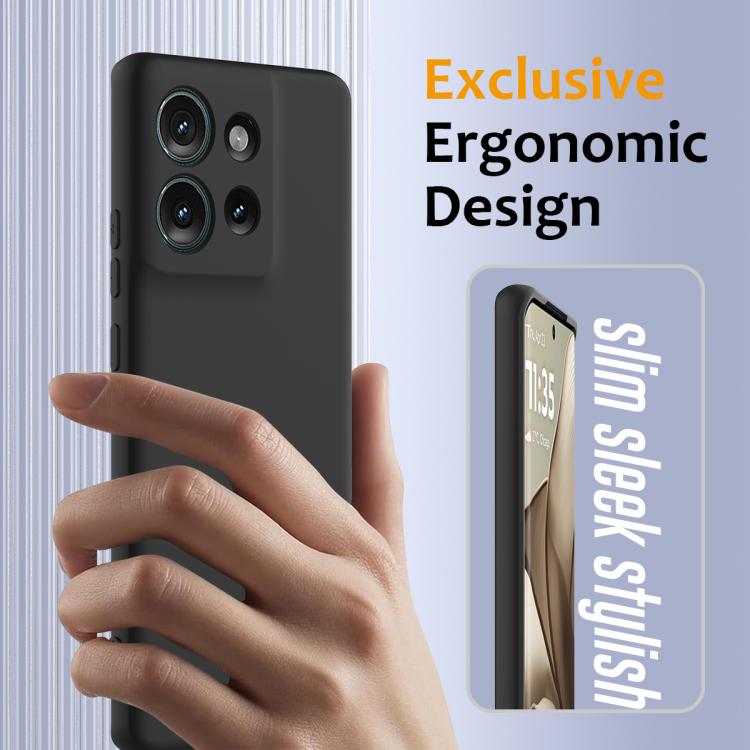 For Motorola Edge 50 5G Shockproof Silicone Magsafe Phone Case
