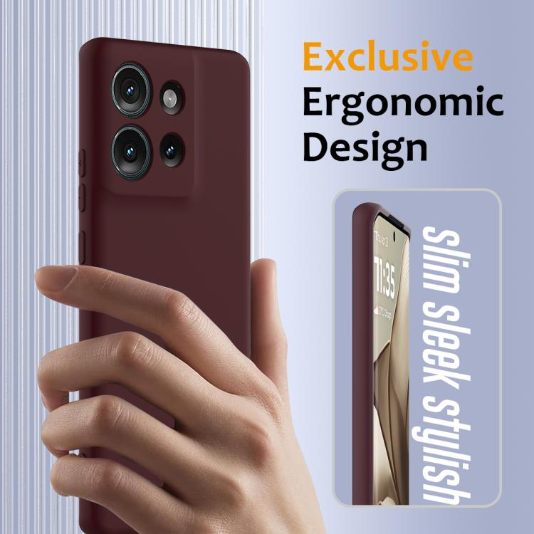 For Motorola Edge 50 5G Shockproof Silicone Magsafe Phone Case