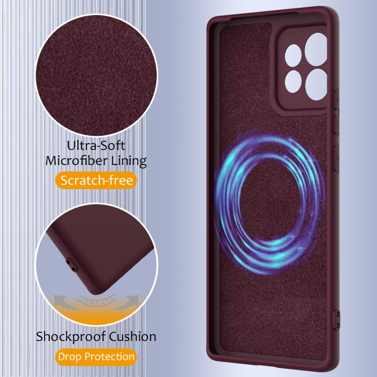 For Motorola Edge+ 2023 Shockproof Silicone Magsafe Phone Case