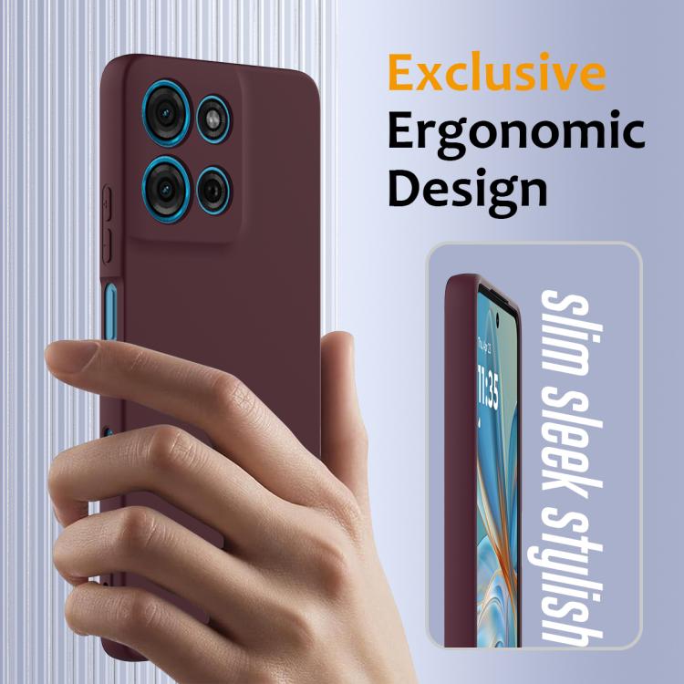 For Motorola Moto G75 5G Shockproof Silicone Magsafe Phone Case