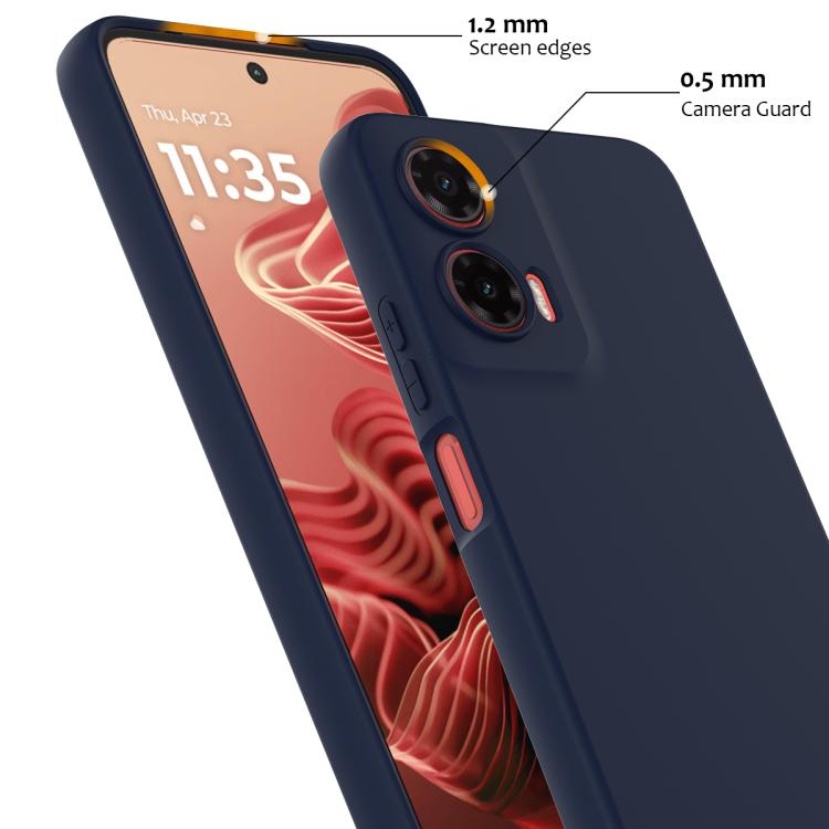 For Motorola Moto G35 5G Shockproof Silicone Magsafe Phone Case