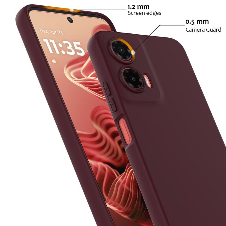 For Motorola Moto G35 5G Shockproof Silicone Magsafe Phone Case