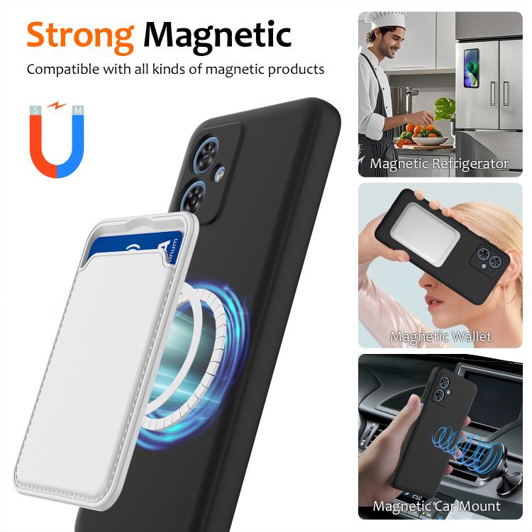 For Motorola Moto G54 / G54 Power Shockproof Silicone Magsafe Phone Case