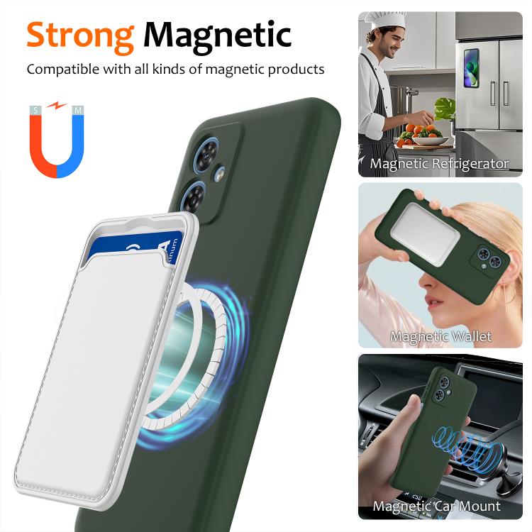 For Motorola Moto G54 / G54 Power Shockproof Silicone Magsafe Phone Case