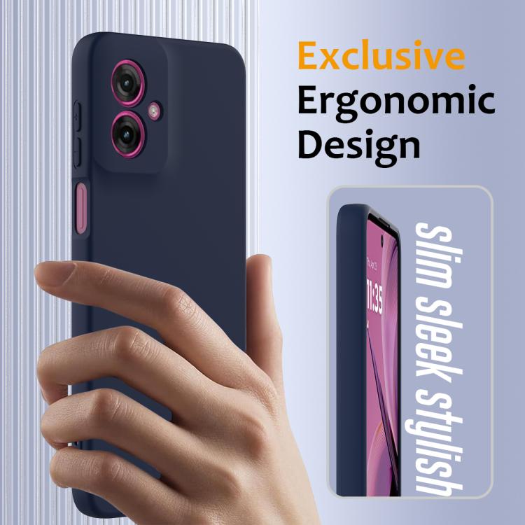 For Motorola Moto G55 5G Shockproof Silicone Magsafe Phone Case