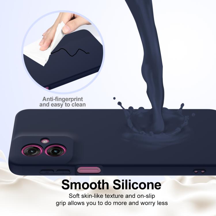 For Motorola Moto G55 5G Shockproof Silicone Magsafe Phone Case