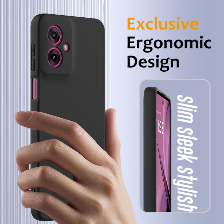 For Motorola Moto G55 5G Shockproof Silicone Magsafe Phone Case