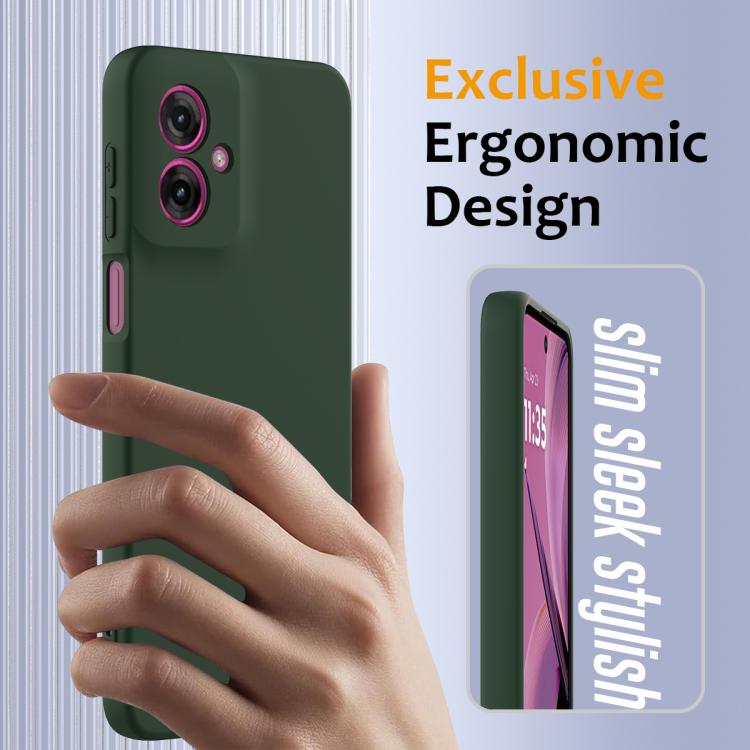 For Motorola Moto G55 5G Shockproof Silicone Magsafe Phone Case
