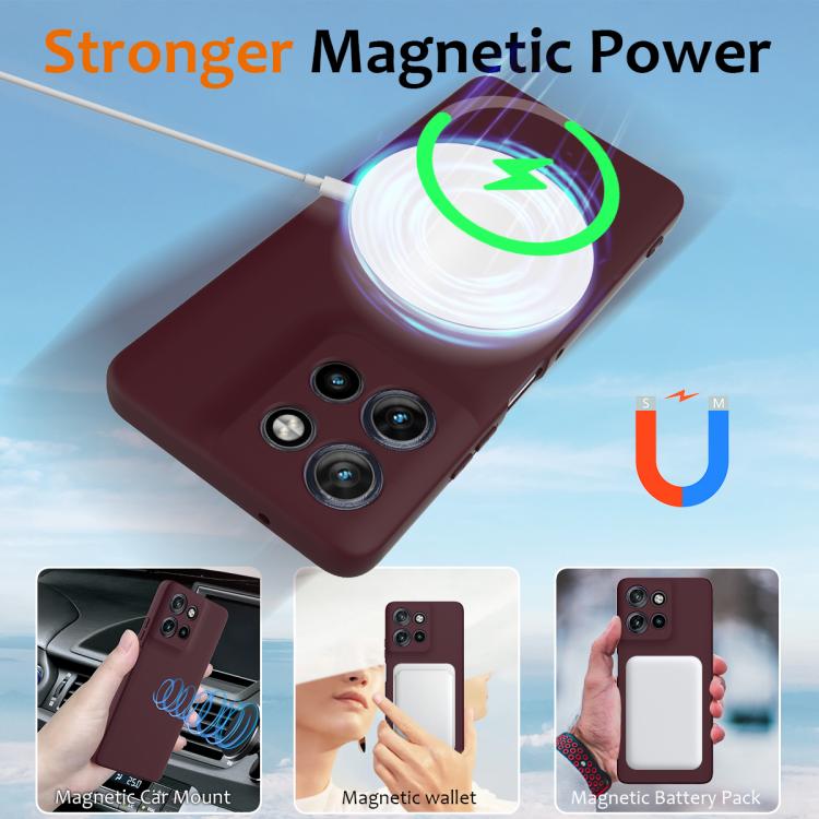 For Motorola Moto G Power 2025 / 2026 Shockproof Silicone Magsafe Phone Case