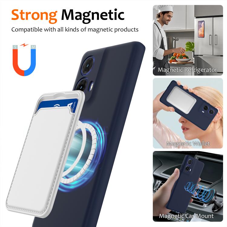 For Motorola Moto G24 4G Shockproof Silicone Magsafe Phone Case