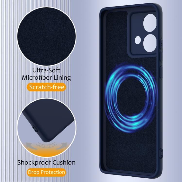 For Motorola Edge 40 Neo Shockproof Silicone Magsafe Phone Case