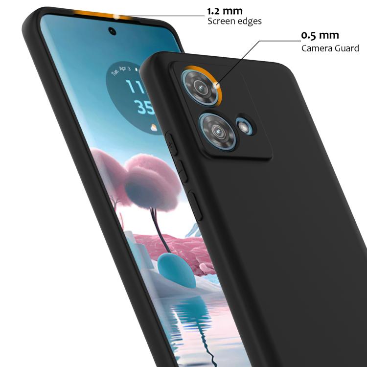 For Motorola Edge 40 Neo Shockproof Silicone Magsafe Phone Case