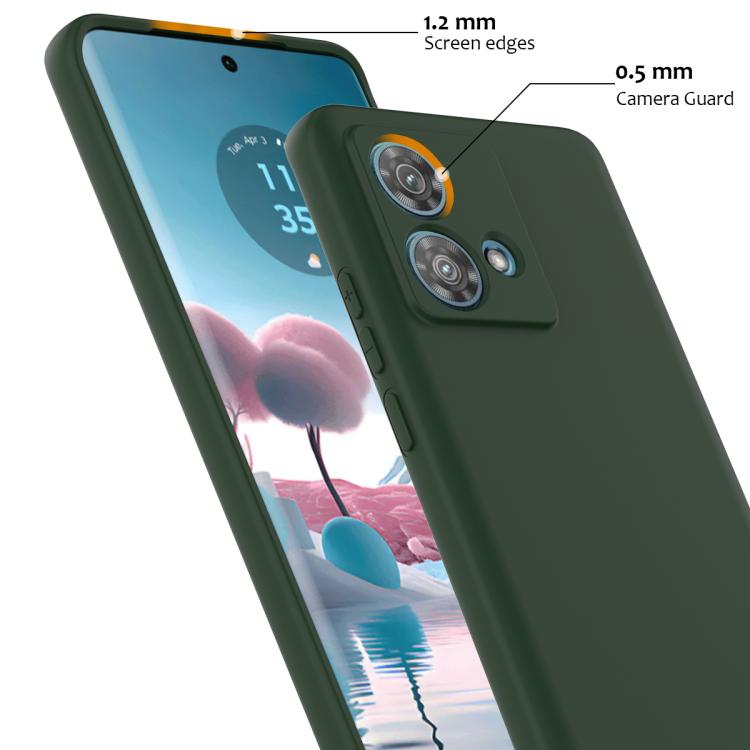 For Motorola Edge 40 Neo Shockproof Silicone Magsafe Phone Case