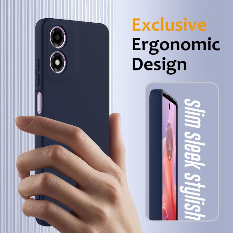 For Motorola Moto G04 / G04s / E14 4G Shockproof Silicone Magsafe Phone Case