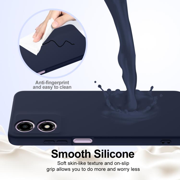 For Motorola Moto G04 / G04s / E14 4G Shockproof Silicone Magsafe Phone Case