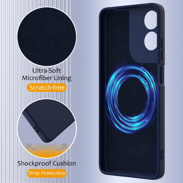 For Motorola Moto G04 / G04s / E14 4G Shockproof Silicone Magsafe Phone Case