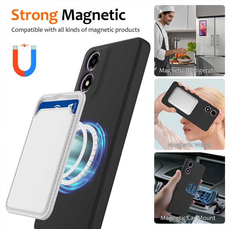 For Motorola Moto G04 / G04s / E14 4G Shockproof Silicone Magsafe Phone Case